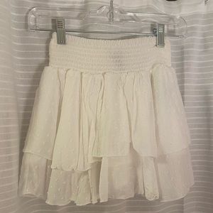 Swiss Dot Smocked Skort